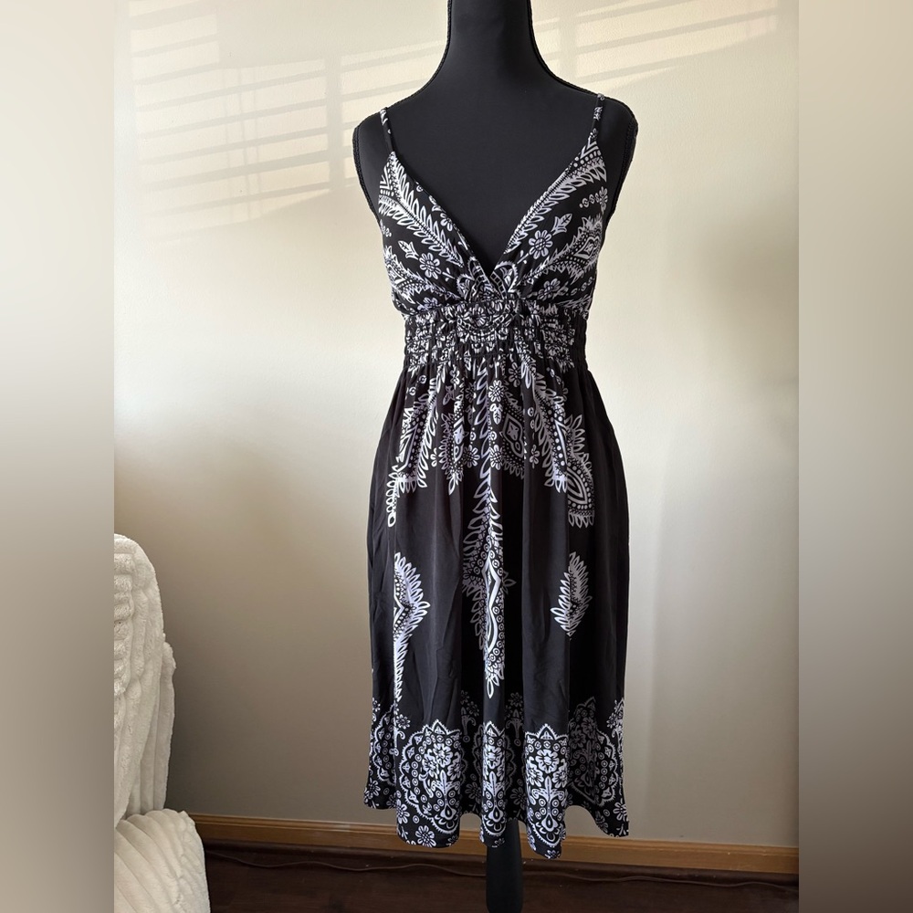 MT Collection Floral Smocked Dress